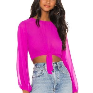 Superdown crop shirt